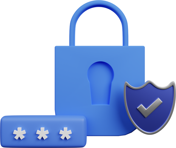 3d security and password