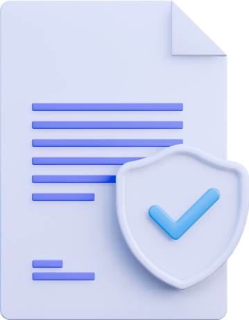 3d document secure icon